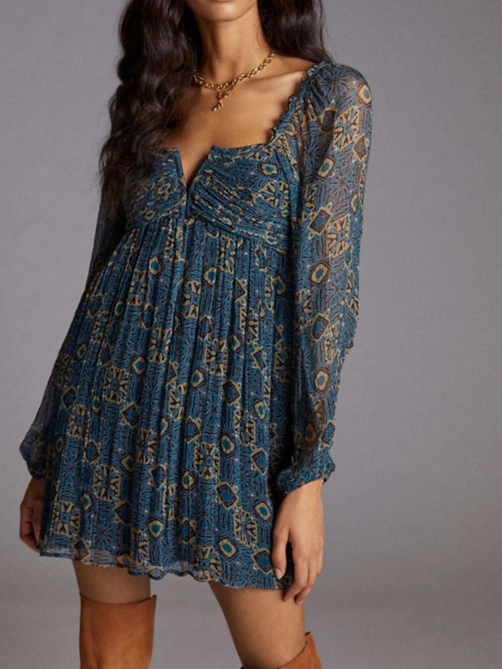 let me be babydoll boho mini dress Anthropologie | Dresses | Anthropologie Xs Light Blue